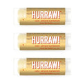 Hurraw! Almond, Cardamom, Rose (Vata) Lip Balm, 3 Pack: Organic, Certified Vegan, Cruelty and Gluten Free. Non-GMO, 100% Natural Ingredients. Bee, Shea, Soy and Palm Free. Made in USA