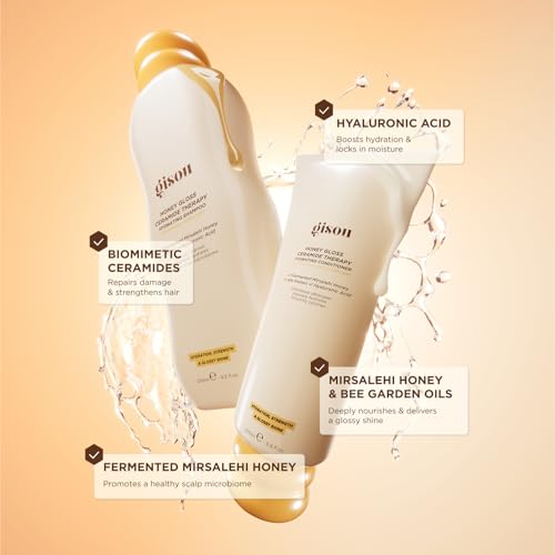 Gisou Honey Gloss Ceramide 4-Step Hair Therapy Routine