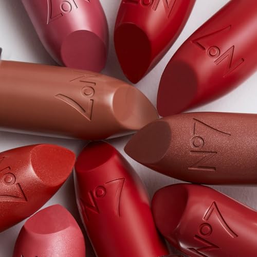 No7 Age Defying Lipstick - Ginger Rose - Anti-Aging Makeup - Hydrating Pink Lipstick with Hyaluronic Acid for Plumper, Smoother, Younger Looking Lips Over Time (3.5g)