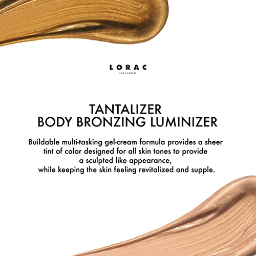 Lorac Tantalizer Body Bronzing Luminizer Travel Size Champagne Bronze