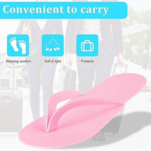 NICEMOVIC 72 Pairs Disposable Pedicure Slippers Foam Disposable Flip Flops Multi Color for Pedicure Sandals Bulk Pedicure Shoes for Women Salon Nail Spa Pedicure