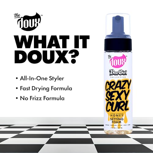 The Doux CRAZYSEXYCURL Honey Setting Foam - 7 oz Curly Hair Mousse