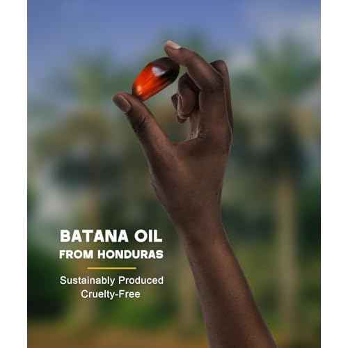 Batana Oil for Hair Growth, 100% Natural Pure Batana Oil Paste from Dr. Sebi Honduras, Prevents Hair Loss, Enhances Thickness, Organic Raw Batana Hair Mask for Women & Men (4.05 Oz)