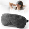 Gray MORLIDEN Heated Eye Mask for Dry Eyes & Stye - Microwave Warm Compress