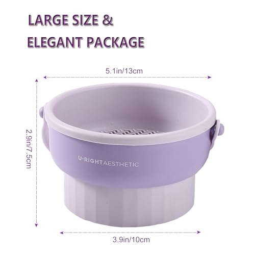 3-in-1 Silicone Makeup Brush Cleaner Mat & Drying Holder