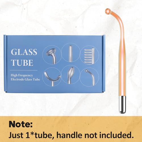 TUMAKOU High Frequency Facial Wand Bend Glass Tube Replacement