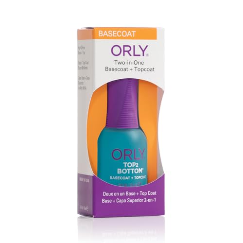 Orly Base Nail Coat, Top 2 Bottom, 0.6 Ounce