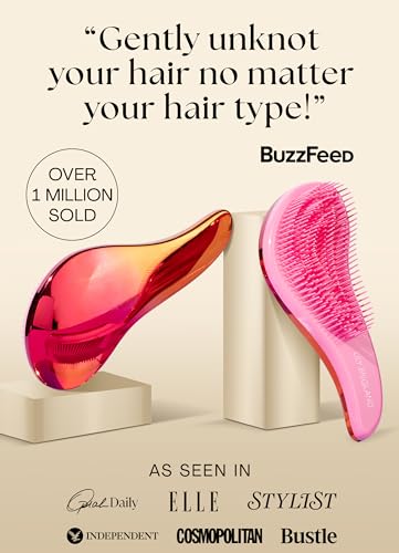 Lily England Detangler Brush for Women & Toddlers - Ombre, Wet & Dry Hair