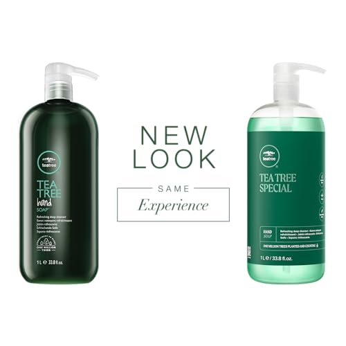 Tea Tree Hand Soap, Liquid Hand Wash with Tea Tree, Deep Cleans + Refreshes