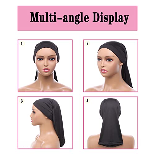 Leeven 2-Piece Loc Cap & Braid Cover Set - Black