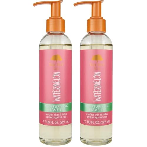 Tree Hut Moisturizing Shave Oil Watermelon,7.7 fl oz,Gel-to-Oil Formula,(Pack of 2)