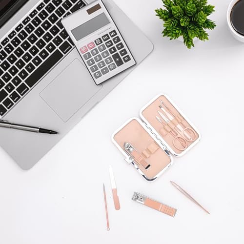 9-Piece Manicure Pedicure Kit with Nail Clipper Set and Portable Case