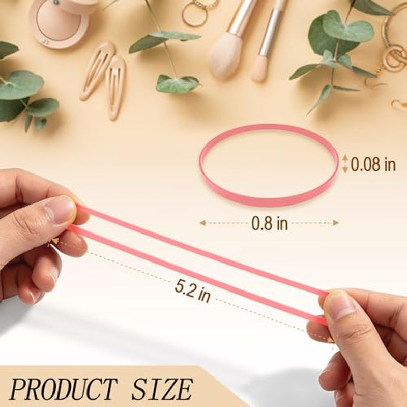 1000 Pcs Mini Hair Rubber Bands - Soft Elastic Ties for Kids & Adults