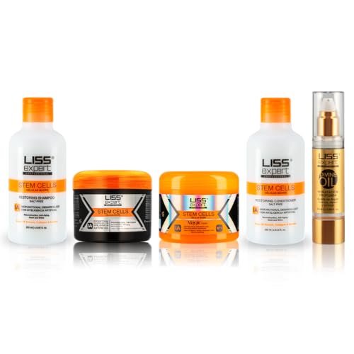 Liss Expert Stem Cells Smoothing Treatment Kit with Keratin & Argan Oil
