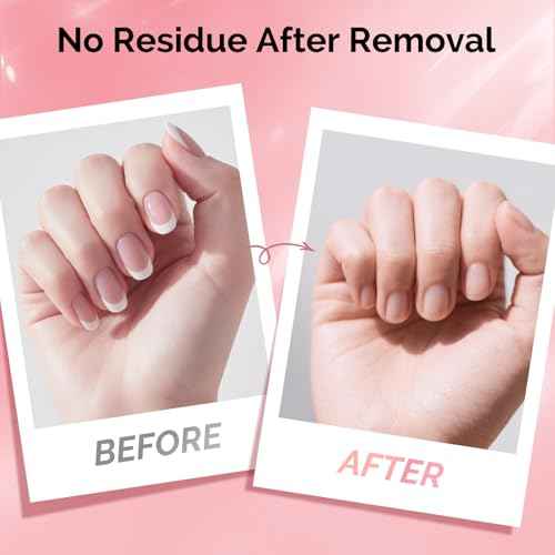 MelodySusie 2PCS Nail Glue Remover for Press on Nails, Acetone Free Nail Polish Remover Multi-Functional Liquid for Removing Glue from Nail Tips Full Cover Nails for Home and Salon Use 12ML