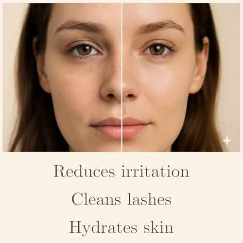 DERMORE 50Pcs Tea Tree Eyelid Cleansing Wipes | Individually Wrapped Refreshing & Daily Hygiene Eyelid Wipes | Preservative-Free with Chamomile and Aloe | Gentle Care for Dry, Itchy & Tired Skin