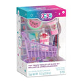 3C4G: Tiny Treats Trolley Lip Gloss Set with Scented Lip Glosses & Rolling Mini Shopping Cart for Girls Ages 8+