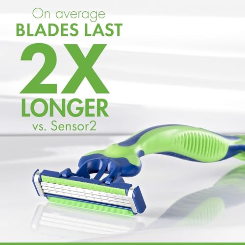 Gillette Sensor3 Sensitive Men's Disposable Razor, 4-Pack