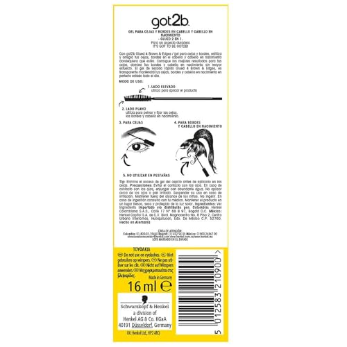 Got2b Glued Brows & Edges Eyebrow Gel 72hr Hold 16ml