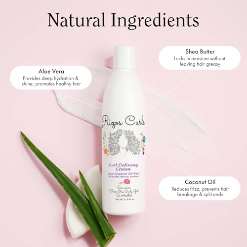 Curl Defining Cream for Wavy, Curly, Coily Hair - Frizz Control & Moisture
