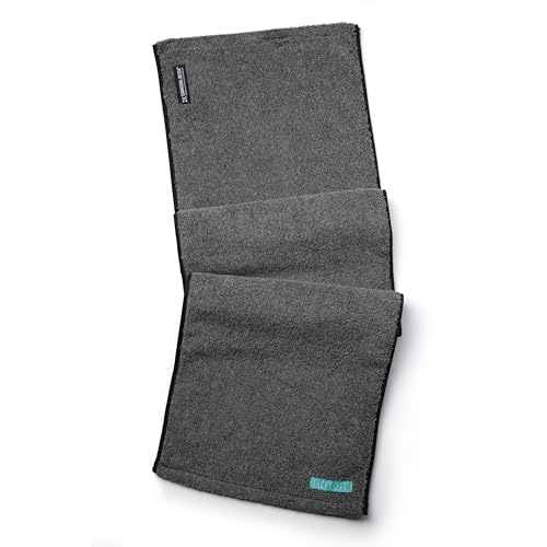 FACESOFT 2X Pro Infused Charcoal Detox Sweat Towel - Double Activated Charcoal for Deeper Detox - Absorbent Exercise Towel for Gym and Sports - Beauty - 1 Pc