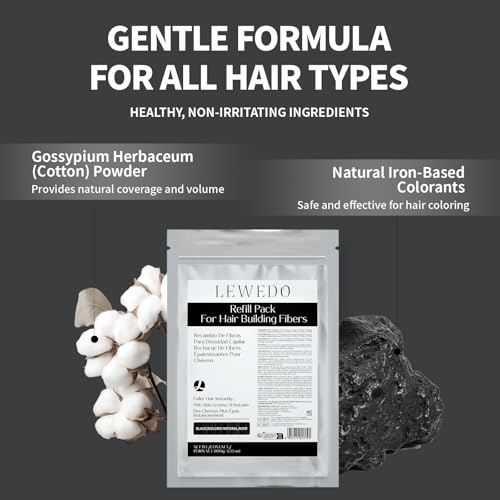 Hair Building Fibers Refill 100g - Instant Thickening for All Hair