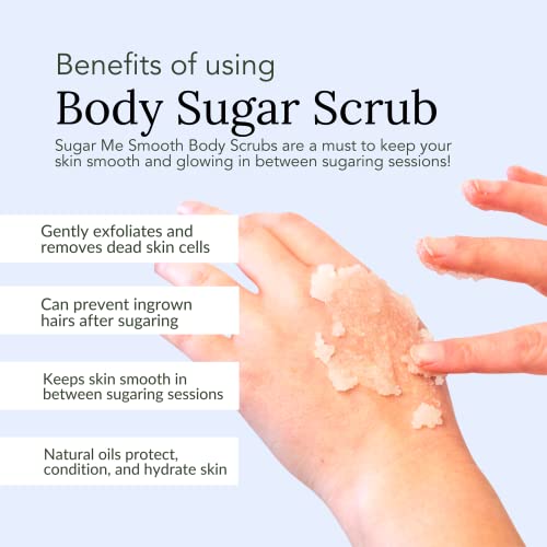 Sugar Me Smooth Body Sugar Scrub (Fresh Lime) Ultra Hydrating and Exfoliating Scrub for Nourishing Essential Body Care Body Scrub womens scrubs