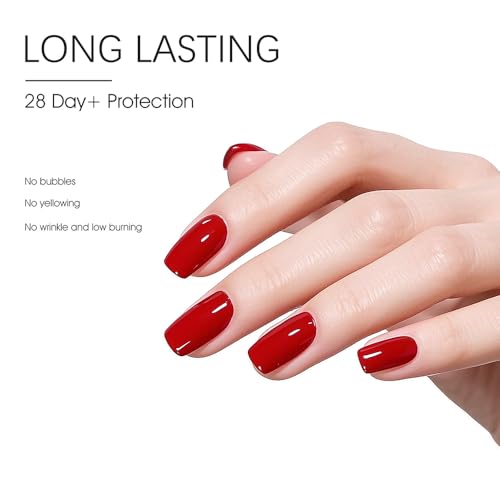 VENALISA Gel Top Coat Set - 2 Pcs High Gloss Long Lasting Nail Polish