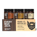 Every Man Jack Beard Butter Gift Set for Men ? Full Size 3-Pack Variety with Sandalwood, Vanilla + Cedar & Aged Bourbon Scents ? Naturally Derived with Shea Butter & Coconut Oil ? 4 oz (3 Pack)