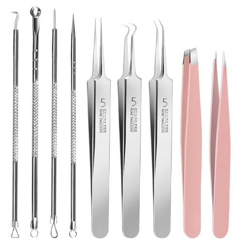 Teenitor 9-Piece Blackhead Remover & Pimple Popper Tool Kit