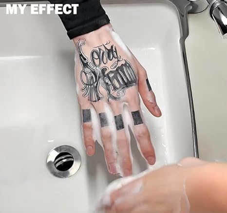 INKARTLINK Semi-Permanent Tattoos - 2 Sheets, Waterproof, Lasts 1-2 Weeks