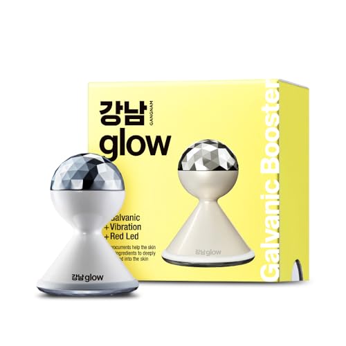GANGNAM GLOW Galvanic Red LED Face Massager for Skin Glow