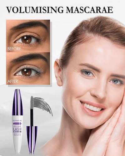 5D Gray Mascara - Waterproof, Long-Lasting Volumizing