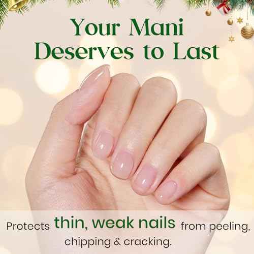 Beetles 15ml Rubber Base Builder Nail Gel - Clear Color Base for Nails Strengthening, Thickening and Sculpting, Soak Off UV LED Long Lasting for Weak and Damaged Nails