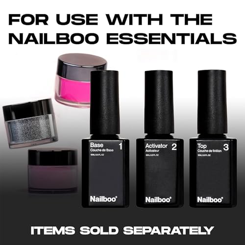 Nailboo Clear Nail Dip Powder - 0.5 oz DIY Dipping Powder (No UV Light)