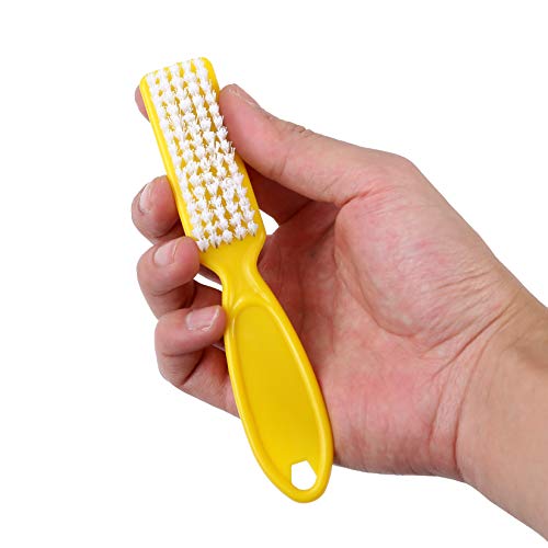 24pcs Nail Brush Set with Long Handle for Nail Cleaning & Care