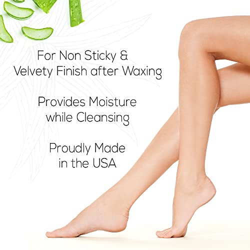GiGi Post-Wax Residue Remover Gel 16oz - After Wax Skin Care for Sensitive Skin