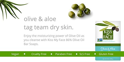 Kiss My Face Olive & Aloe Soap, 8.0 oz (230 g)