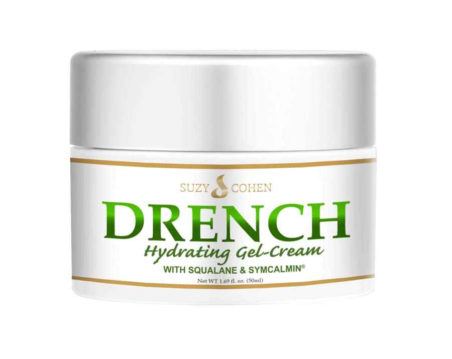 Script Essentials Suzy Cohen Drench Face Cream with Squalane & Aloe – Lightweight, Fast-Absorbing, Fragrance-Free Face Cream 1.69 oz (50ml)
