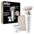 Braun Silk-épil 9 Flex Epilator with Shaver & Trimmer Comb, Gold
