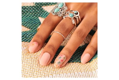 Cactus Canyon - Color Street Nail Strips - August 2021 Host Exclusive, Green, Pink, Purple (FDS597)