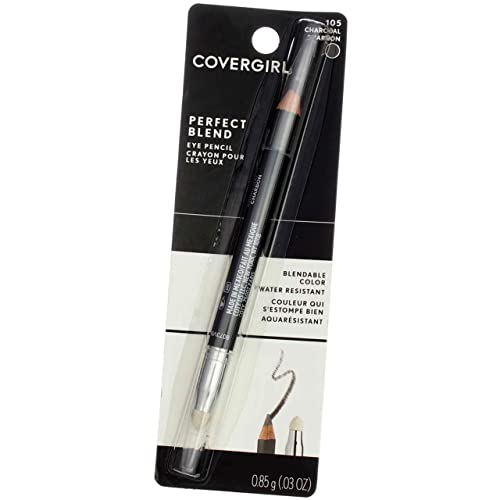 COVERGIRL Perfect Blend Eye Pencil, Charcoal [105], 0.03 oz