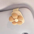 Flower Sunglass Holder for Car Visor - Decorative Eyeglass Clip Organizer