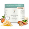 Yobee Body & Face Cream for Dry, Itchy Skin, Eczema & Psoriasis, Dermatologist Formulated, Probiotics, Honey, Turmeric, Vitamins B12 & E, Ceramides, Shea Butter, Fragrance Free, For Kids & Adults