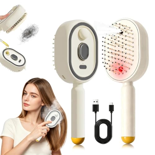 Electric Spray Air Cushion Massage Comb with Detangler
