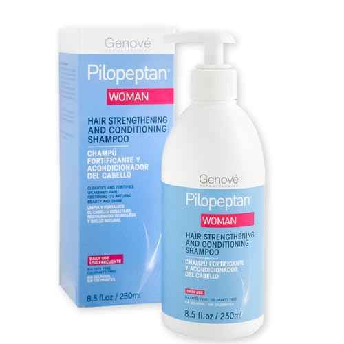 Pilopeptan Woman Hair Strengthening and Conditioning Shampoo | Revitalize & Nourish with Peptan 3 Complex | Boost Core Strength, Reduce Breakage | Volumizing, Healthy Thickness & Plush Softness