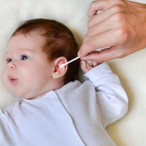 200 Count Double-Ended Cotton Ear Swabs for Gentle Cleaning