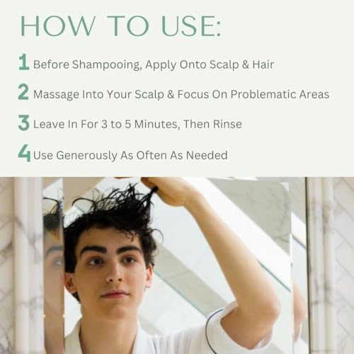 Yobee Restorative Scalp Mask - Dry Scalp Treatment Hair Mask - Probiotic Extracts, Organic Honey, Turmeric, Vitamin B12 - Natural Dry, Itchy, Sensitive Scalp and Dandruff Relief - for Adults, 4 fl oz