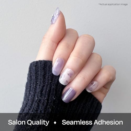 ohora Dreamy Rose Semi-Cured Gel Nail Strips - Salon Quality