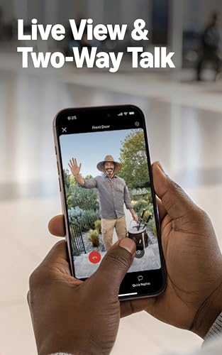 Ring Battery Doorbell 2K Video with 6x Zoom & Two-Way Talk